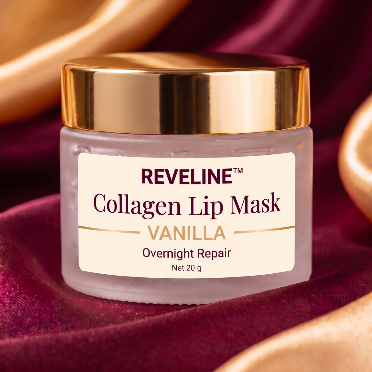 Reveline Collagen Lip Mask — English packaging