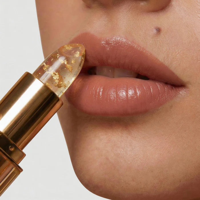 Reveline pH Glow Lip Tint applied to lips